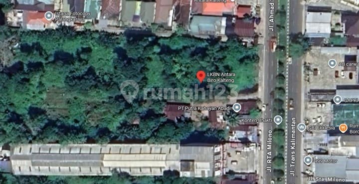 Tanah Dijual di Kota Palangka Raya