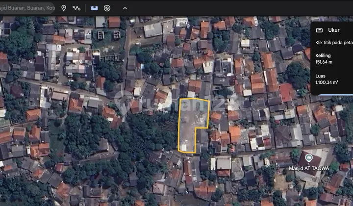 Tanah di Buaran Puspitek Serpong