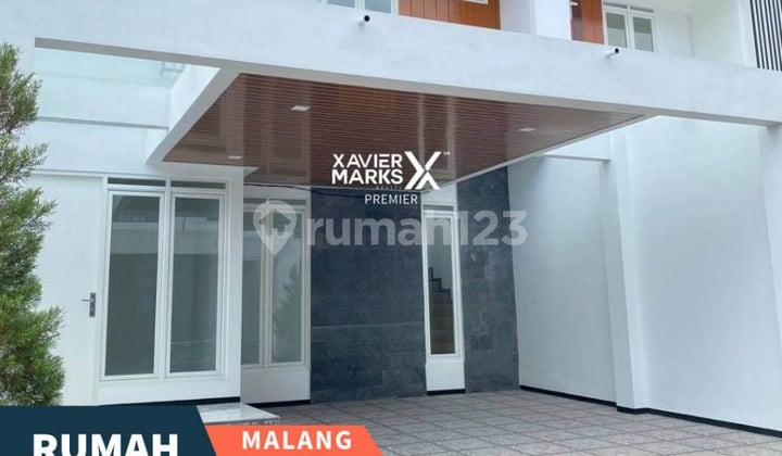 Rumah 2 Lantai Modern Baru Gress di Merjosari Malang