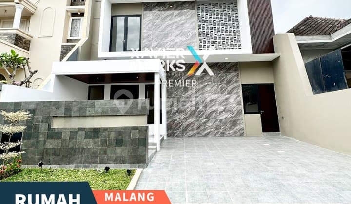 Rumah Semi Furnish Premium Bangunan Baru di Araya Malang