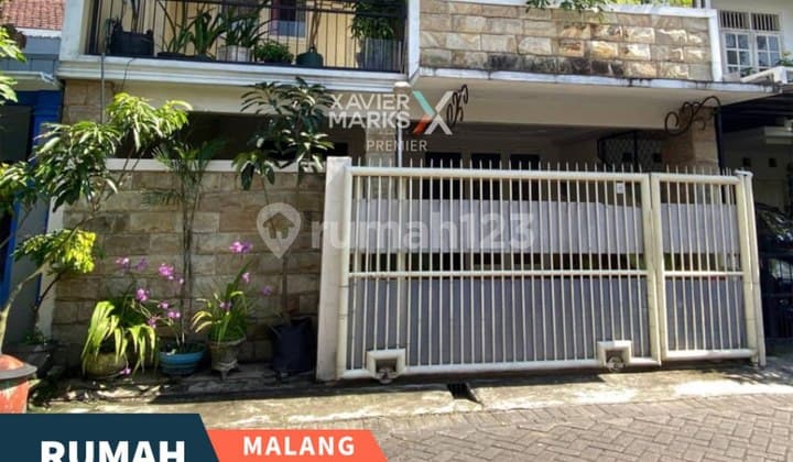 Rumah 2 Lantai Sawojajar Malang, Row Jalan Lebar Dekat Exit Tol
