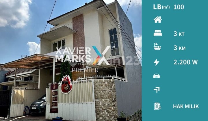 Rumah di Borobudur Malang, 2 Lantai Minimalis