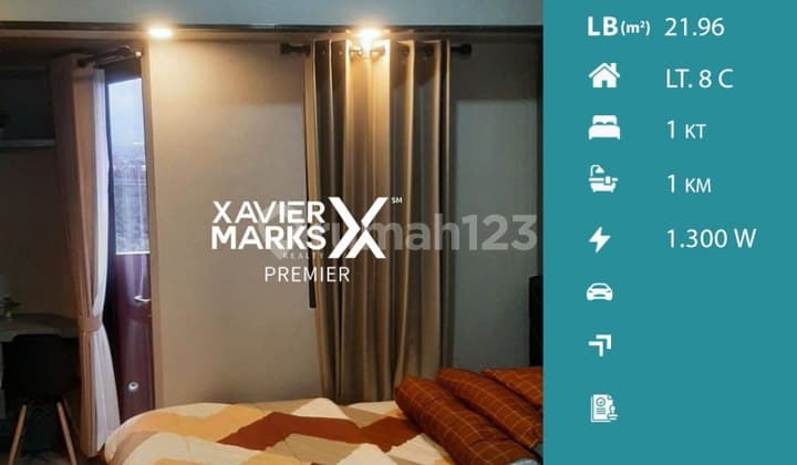 1BR Fully Furnished Apartment in Begawan Malang