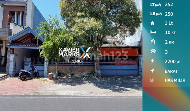 Rumah Strategis Dekat Kampus Brawijaya di Jl Dewandaru Malang