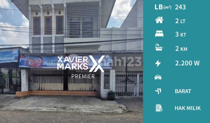 Rumah Usaha Hook di Araya Malang Dekat Binus