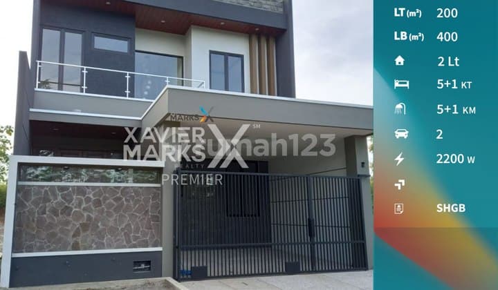 New Luxury Modern House in Araya Malang