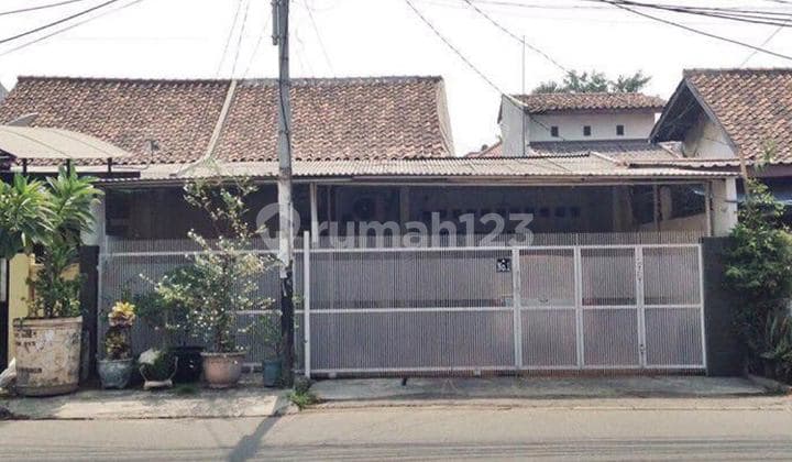 Dijual Rumah Strategis Di Pinggir Jalan dekat Al-Azhar Rawamangun