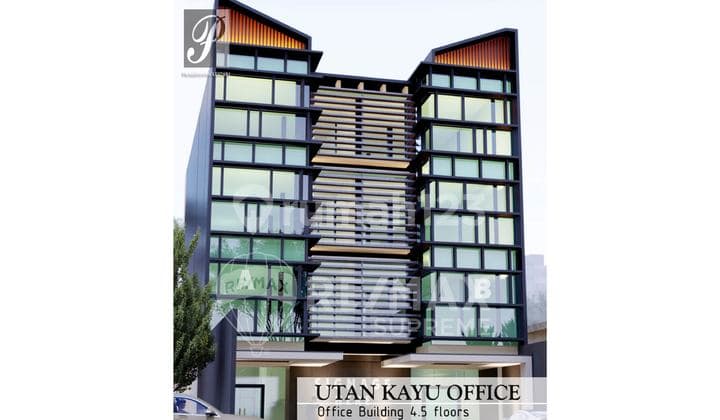 Jual Gedung Baru Cocok Untuk kantor Di Jalan Utama Utan Kayu Raya