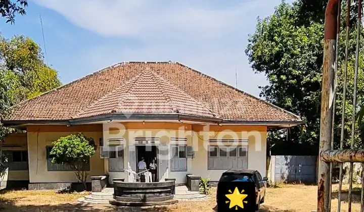 Vintage 1-Story House Including Land in Central Mojokerto City