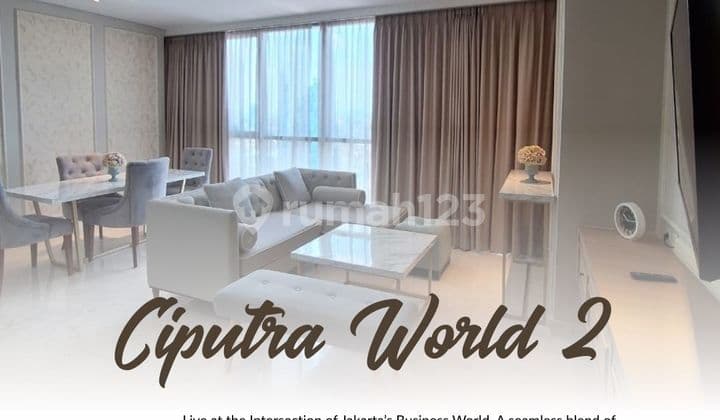 Disewakan Unit 2+1Br di Ciputra World 2, Pet Friendly