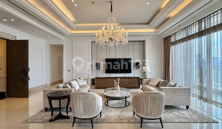 Disewakan Raffles Residences 4+1Br Good Furnished