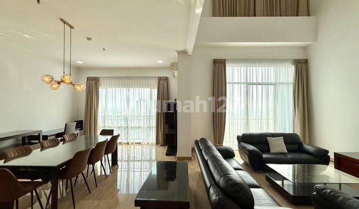 Disewakan Junior Penthouse 4BR Duplex di Senayan Residence