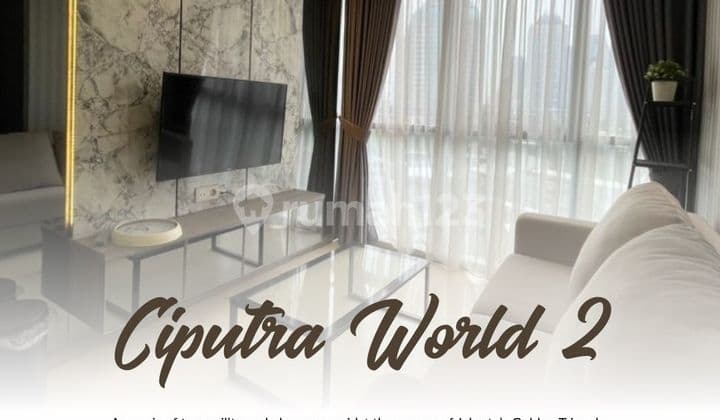 For Rent Ciputra World 2 2Br Pet Friendly & Low Floor