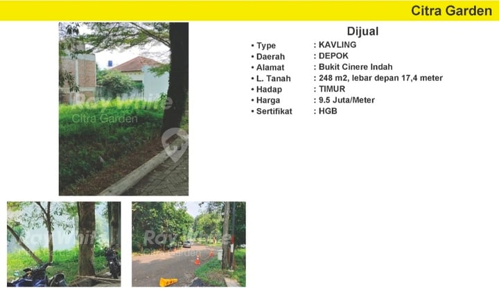 Tanah Untuk Hunian Asri , Nyaman & Tenang