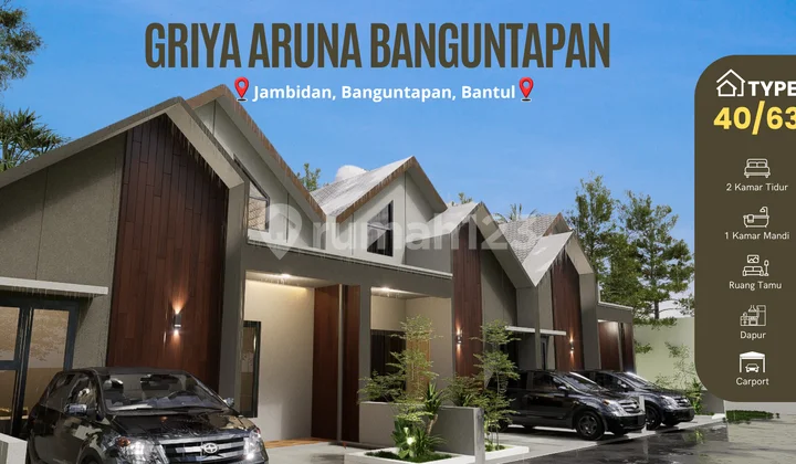 Type 40 House, Strategic Location Near Public Facilities, Banguntapan, Bantul