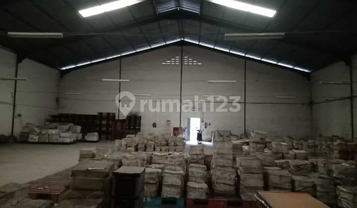 Disewakan Gudang Sentra Kosambi Akses Kontainer 40 Feet dan Izin Industri