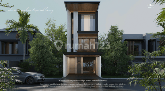 Rumah Baru Modern Contemporary 9 Lantai di Setra Duta Bandung