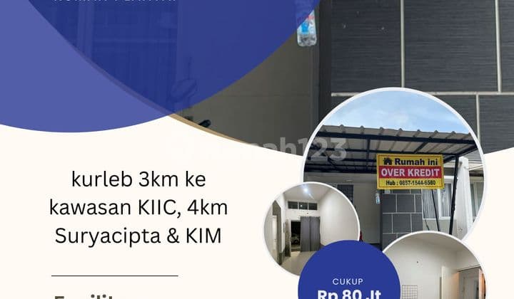 Take Over Rumah Murah Cuma 80 Jutaan, Karawang, Jawa Barat