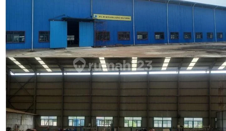 Disewakan Gudang Luas 2000 M² Akses Tol Langsung Siap Pakai Tambun