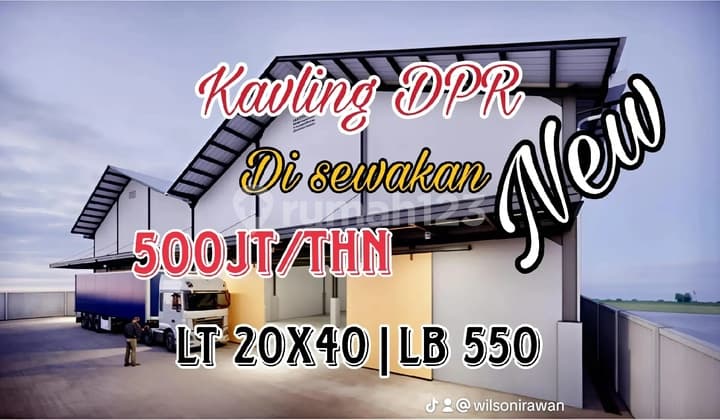 Wilson Disewakan Gudang Baru Di Kavling Dpr