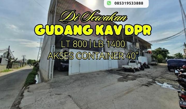 Wilson Disewakan Gudang Kav Dpr Akses Container