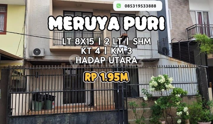 Wilson Rumah Termurah Uk 8X15 di Meruya Puri Kav Dki