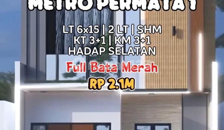 Wilsin Rumah Baru Uk 6X15 di Metro Permata 1