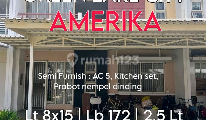 Wilson Rumah Semi Furnish Uk 8x15 Di Green Lake City