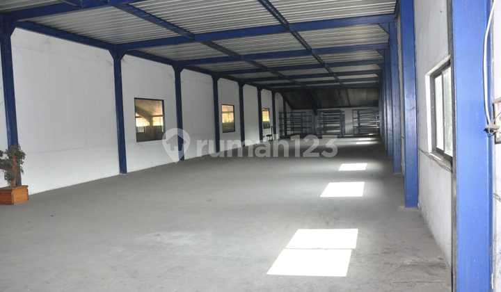 Dijual Segera Gudang Lok Strategis Pinggir Jalan Raya Siap Huni Akses Container Bisa Produksi Jual Segera