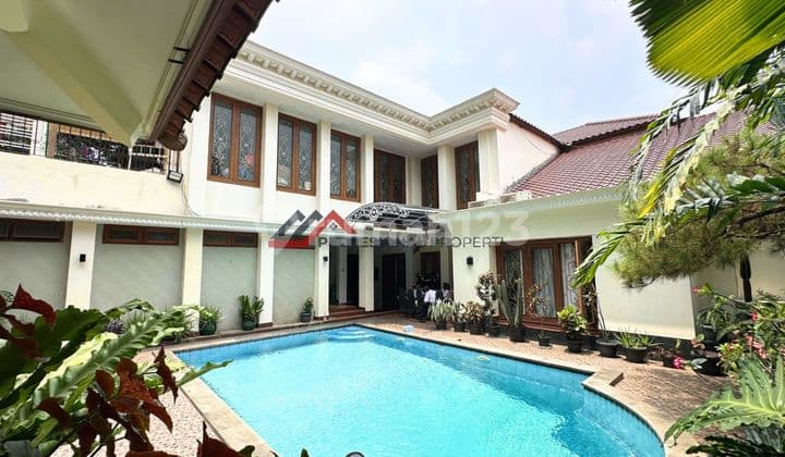 Luxurious Classic Model House with Spacious Yard in Pondok Indah at an Attractive Price