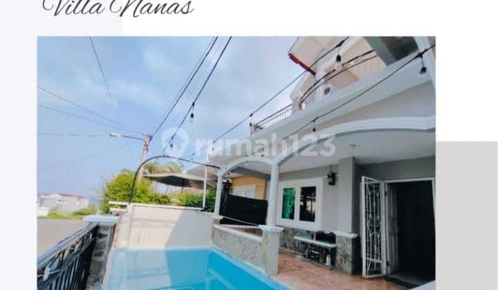 Dijual Villa di Cipanas Luas Villa 125M2, Tanah Dibelakang 300M2, Jarang Ada