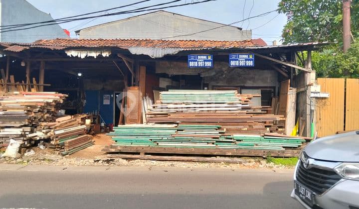 Dijual Bangunan Tanah Komersil untuk Usaha Dijalan Raya Bintaro