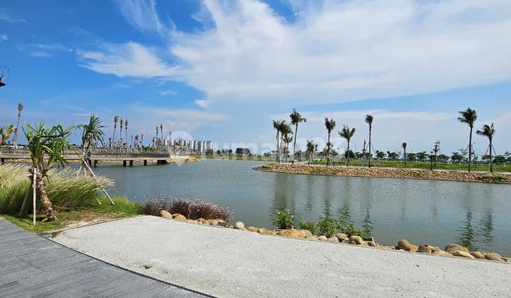 Kavling Pasir Putih Signature Pik2 Uk 12x30, View Danau Siap Bangun