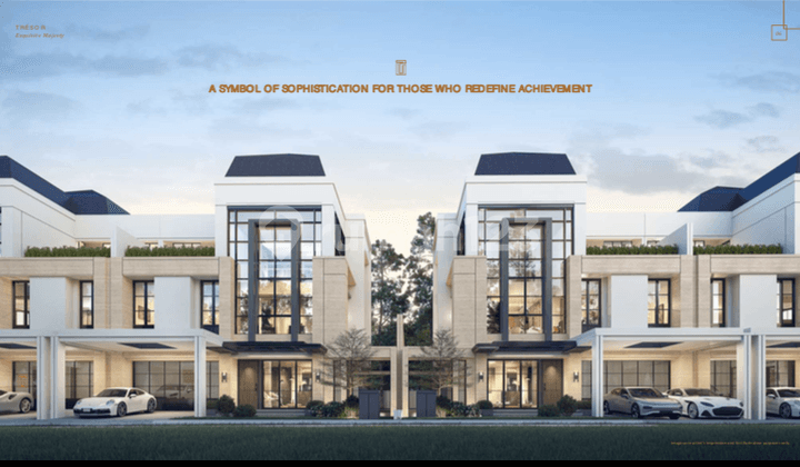 For Sale New Luxury 3-Story Tresor House in BSD City With Elevator and Spa Garden.