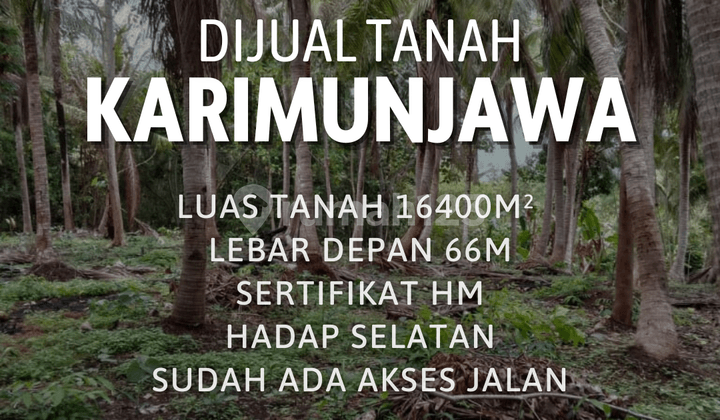 Tanah Luas di Kemujan Kepulauan Karimunjawa