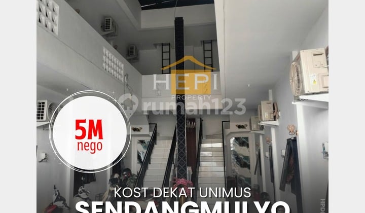 Rumah Kos Full Penghuni di Sendangmulyo Semarang