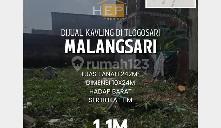 Kavling tengah lokasi strategis di Semarang Timur