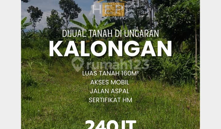 Tanah murah di Kalongan Ungaran Timur Kabupaten Semarang