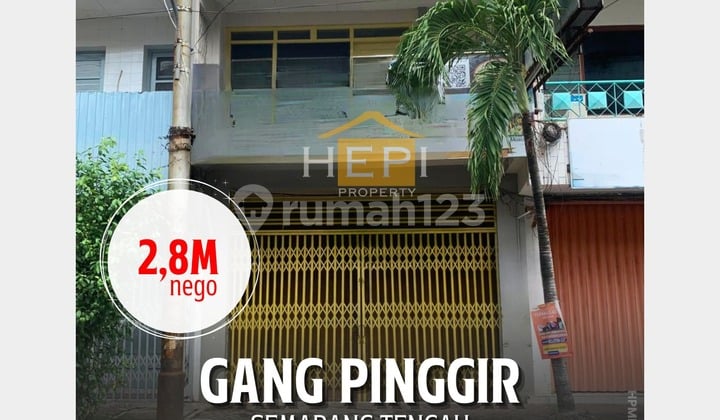 Ruko 2 Lantai di Gang Pinggir Semarang Tengah Ruko 2 Lantai di Gang Pinggir Semarang Tengah