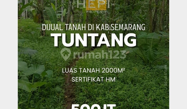 Cheap Wide Land in Tuntang, Semarang Regency Cheap Wide Land in Tuntang, Semarang Regency