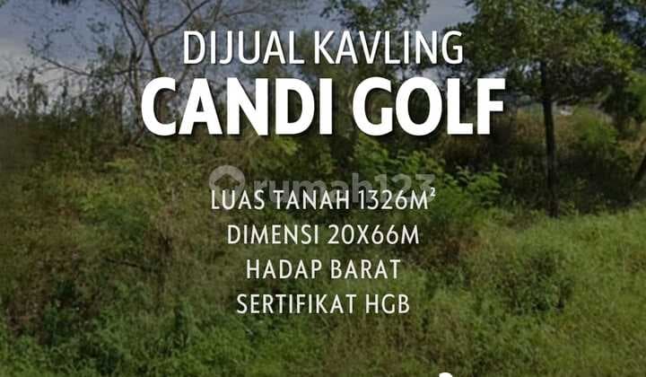 Kavling di dalam perumahan Candi Golf Semarang
