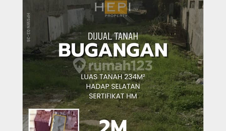 Tanah Tengah Kota di Bugangan Raya Semarang Timur