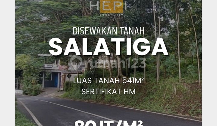 Tanah lokasi strategis pinggir jalan raya di Kota Salatiga