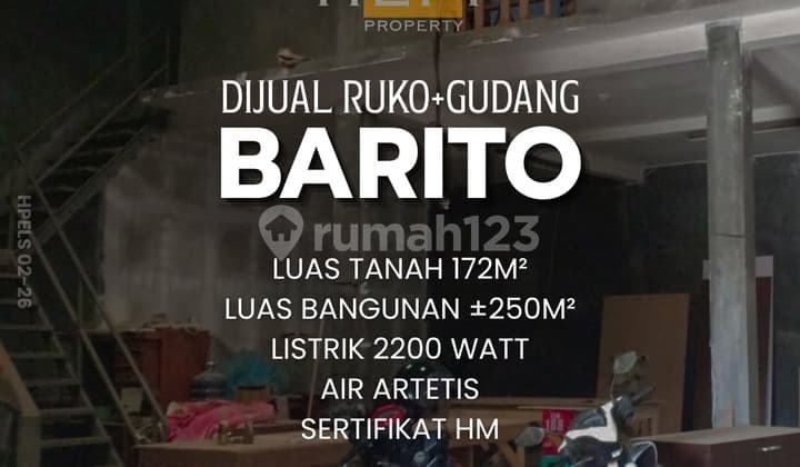 Ruko+Gudang Siap Pakai di Barito Semarang