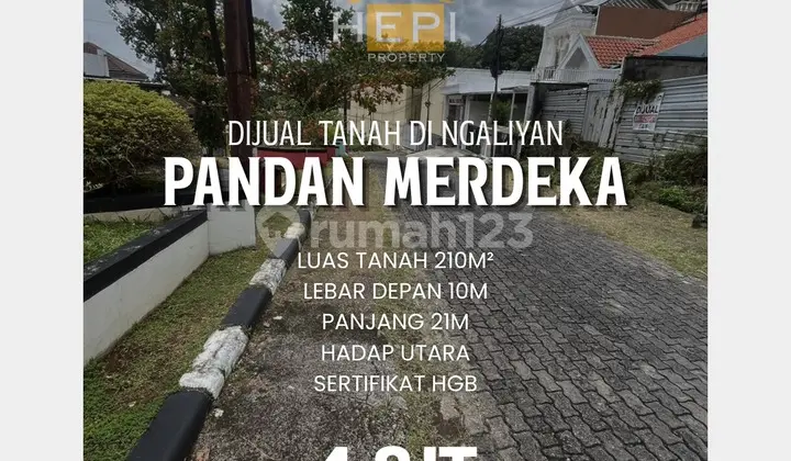 Tanah di Perum Pandan Merdeka Raya Ngaliyan Semarang