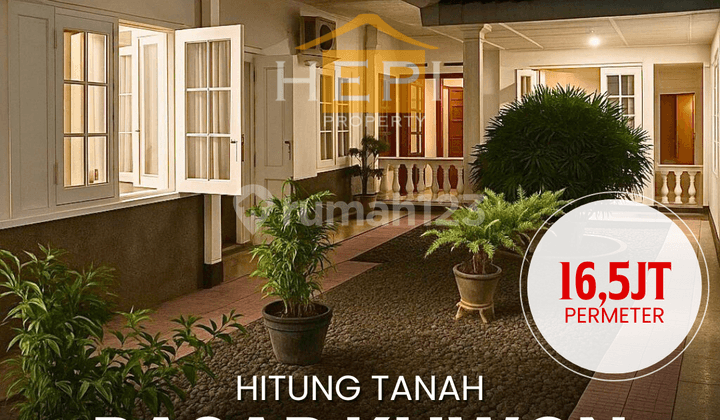 Rumah Klasik Hitung Tanah di Pasar Kliwon Surakarta