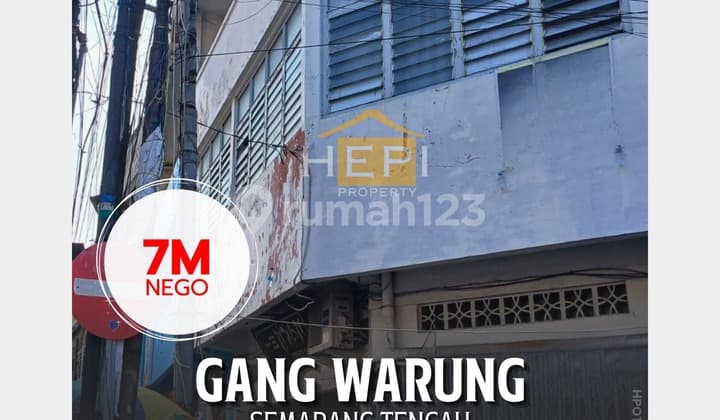 Ruko Siap Pakai di Gang Warung Semarang Tengah