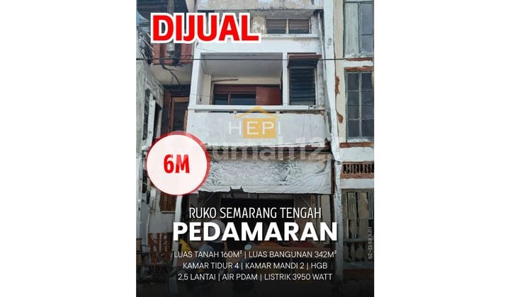 Ruko 2,5 lantai di Pedamaran Semarang Tengah Ruko 2,5 lantai di Pedamaran Semarang Tengah