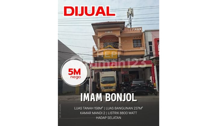 Ruko 2 Lantai Tengah Kota di Imam Bonjol Semarang Ruko 2 Lantai Tengah Kota di Imam Bonjol Semarang