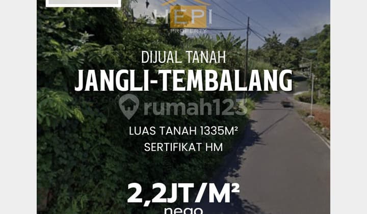 Tanah Luas Dekat Toll di Jangli Tembalang Semarang